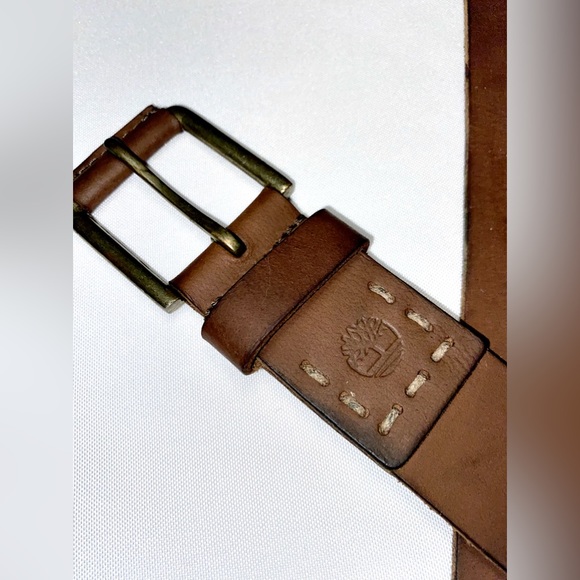Timberland Genuine Leather Brown BELT - Picture 2 of 8
